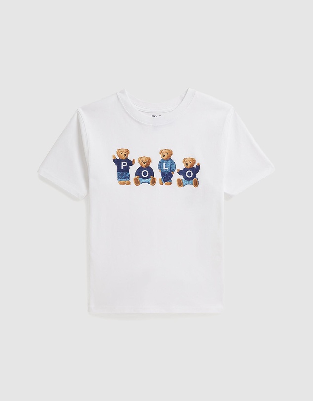 Polo Ralph Lauren - Polo Bear Logo Cotton Jersey Tee - Teens