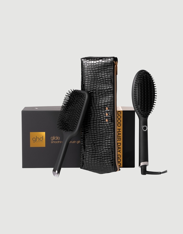 ghd - glide™ Professional Smoothing Hot Brush Gift Set in Black (Valued at $392)