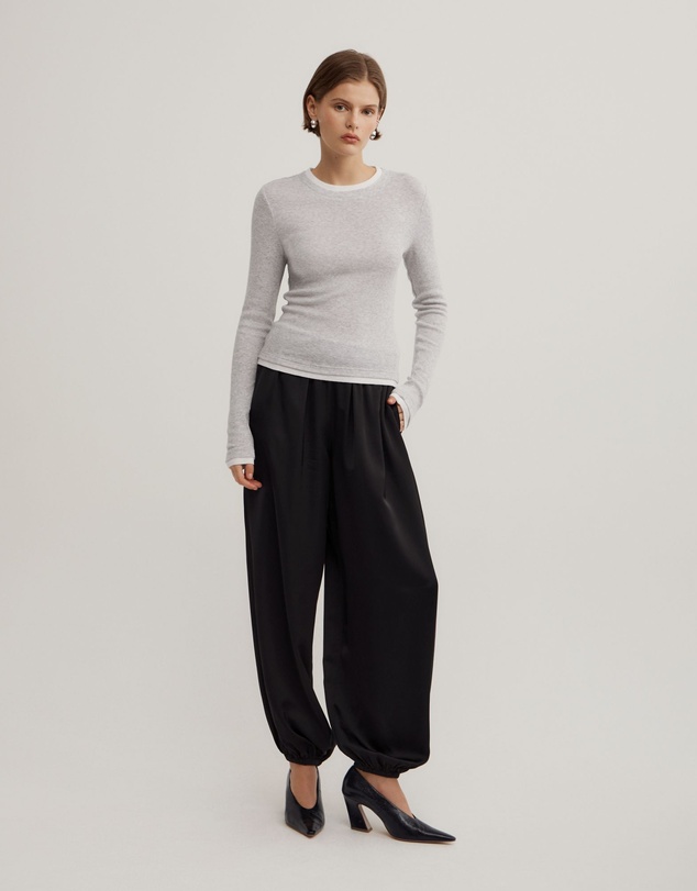 Witchery - Contrast Trim Long Sleeve Top
