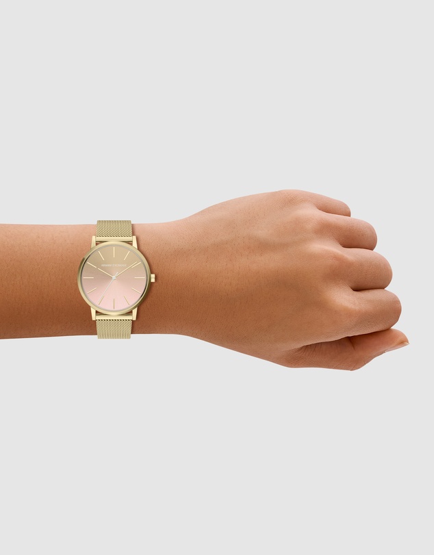 Armani Exchange - Gold Tone Analogue Watch