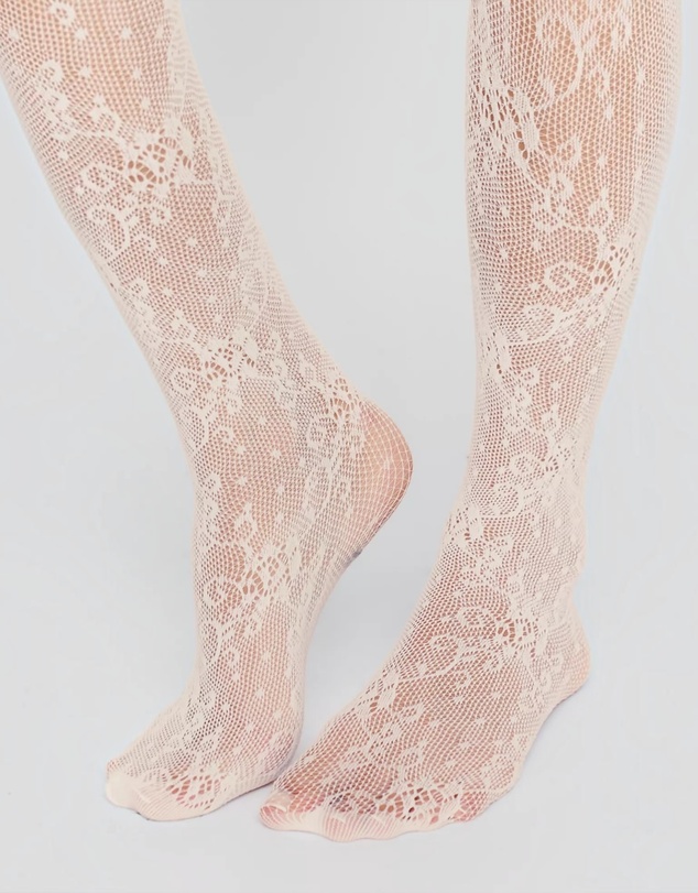 High Heel Jungle - Lace Thigh High Socks