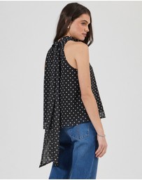 Rolla's - Edie Halter Polka Dot Tops