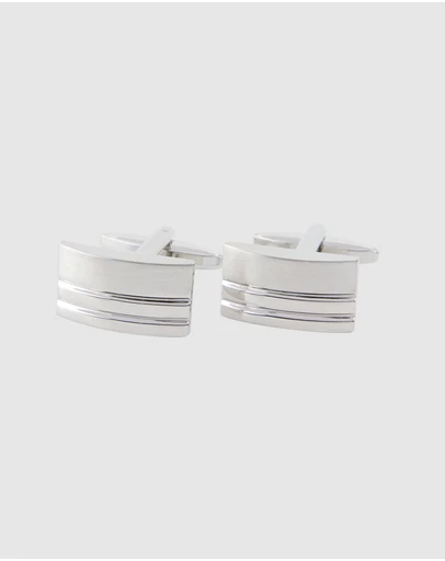 yd. - Border Stripe Cufflinks