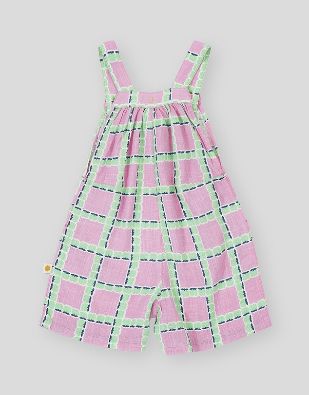 Goldie + Ace - Apple Check Jumpsuit - Babies-Kids