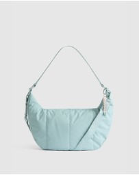 Nere - Coated Crescent Sling Bag