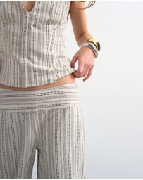 TOPSHOP - Tsflora Low Rise Trousers Wvn