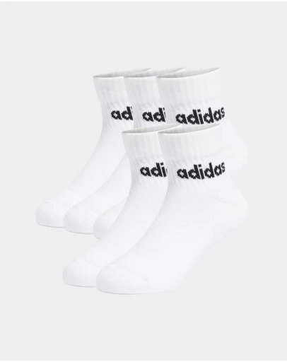 adidas Performance - 5-Pack Linear Ankle Socks - Kids