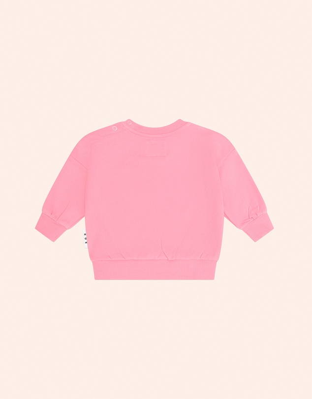 Huxbaby - Strawberry Embroidered Sweatshirt - Babies-Teens