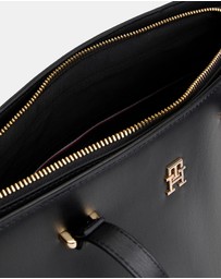 Tommy Hilfiger - Gold Detail Zipped Tote Bag