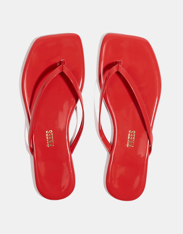 Tkees - Lily Square-Toe Gloss Sandals