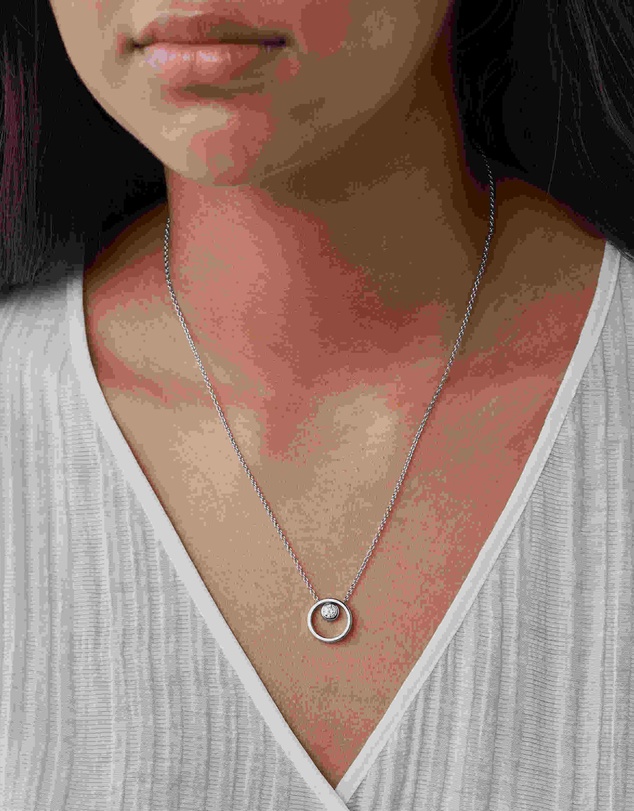 Skagen - Elin Silver-Tone Necklace
