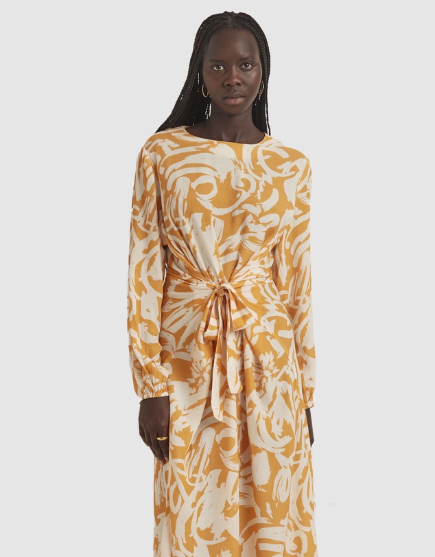 Zerafima - Ella Abstract Dress