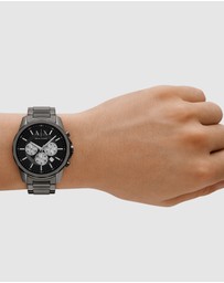 Armani Exchange - Gun-Metal Chronograph Watch