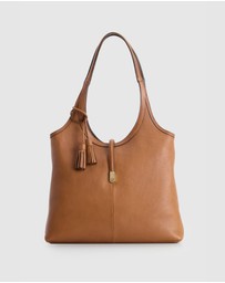Evity - Maisy Leather Tassel Tote Bag