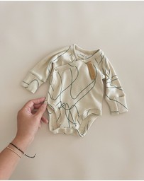 Susukoshi - Kimono Bodysuit Long Sleeves