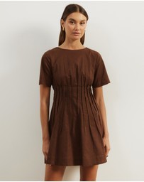 Atmos&Here - Maya Pleat Mini Dress