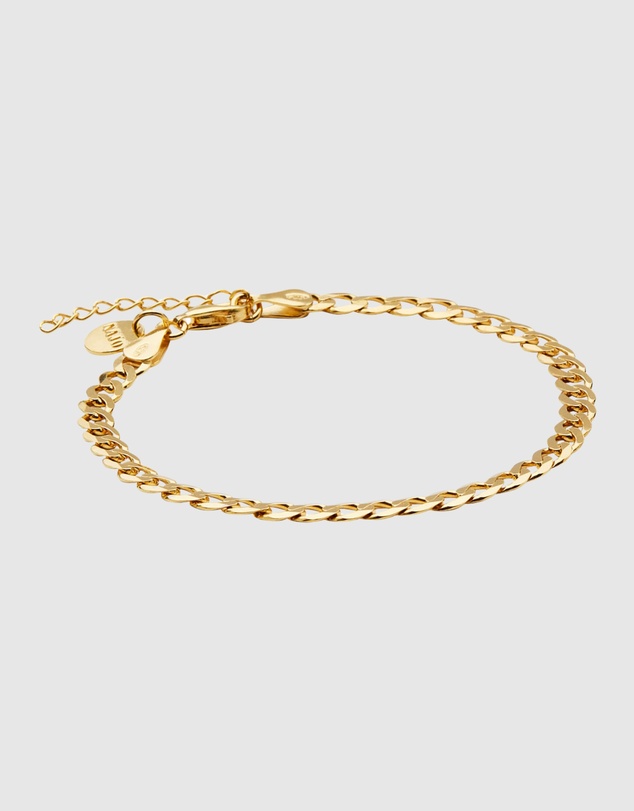 Najo - Marchioness Yellow Gold Petite Bracelet (18.5cm+ext)