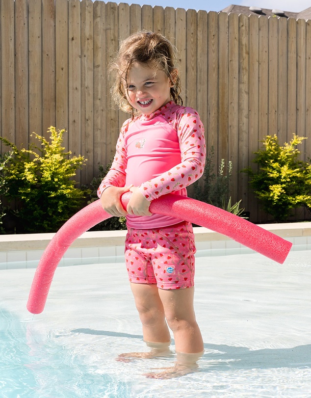 Splash About - Splash Jammer Duo Reusable Swim Nappy & Liners Bundle - Strawberry Field