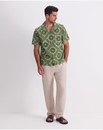 Sportscraft - Bandana Short Sleeve Resort Shirt