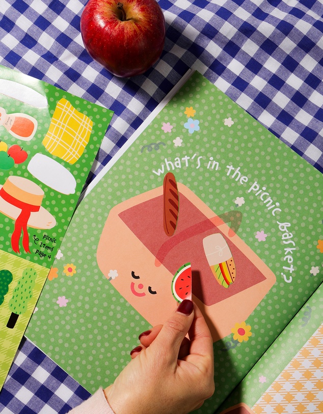 Journey Of Something - Kids Sticker Book - Picnic