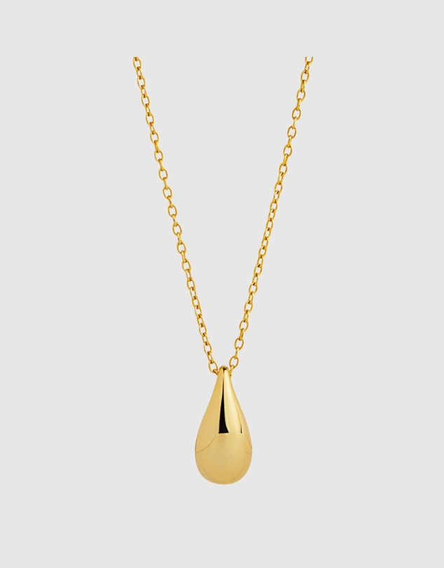 Najo - Eau Yellow Gold Necklace (45cm+ext)