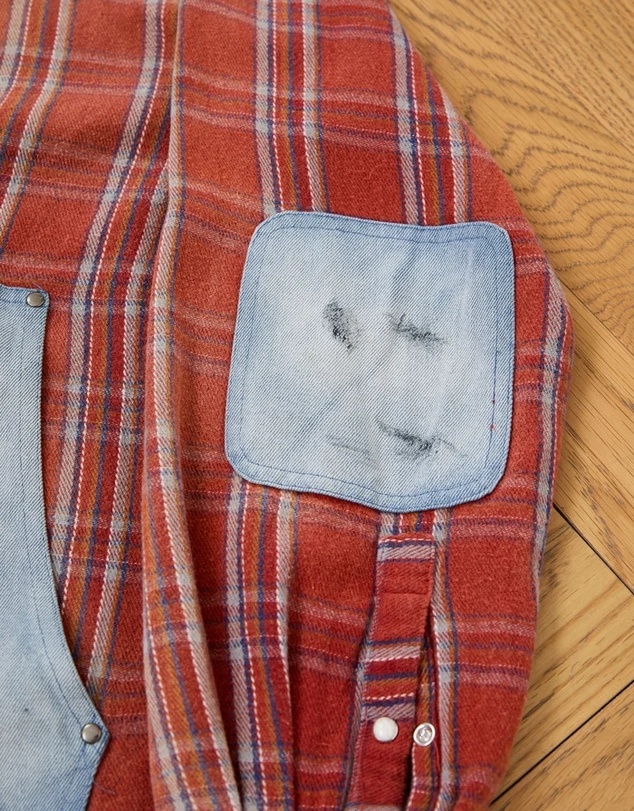 Found - Plaid Denim Shirt