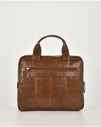Cobb & Co - Turner Leather Laptop Satchel