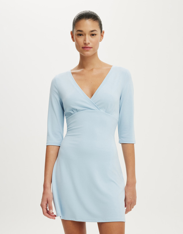 Cotton On - Maple 3/4 Sleeve Mini Dress