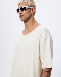Surrounded By Ghosts - The Molybdenite Oversized Extra Long Cotton Rib T-Shirt