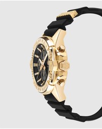 Philipp Plein - THE $KULL CHRONO 44mm Gold-Tone Multifunction