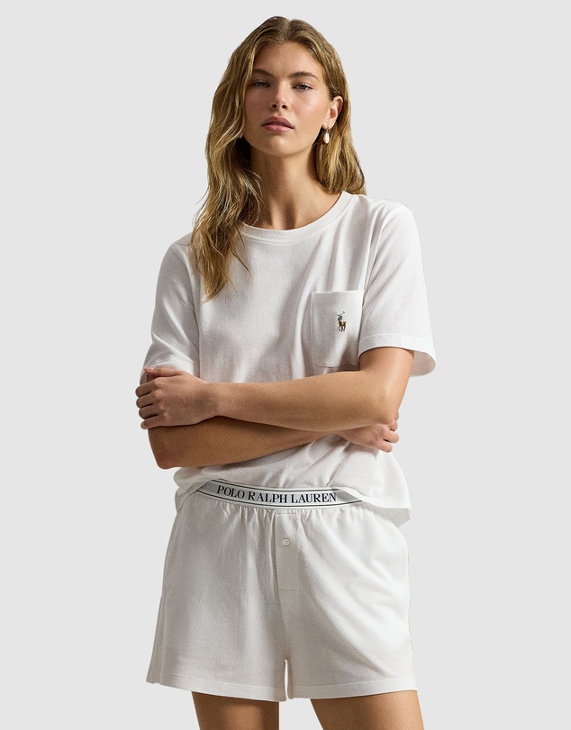 Polo Ralph Lauren - Knit Oxford Modal & Cotton Short Sleeve Tee & Short Set