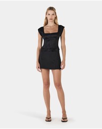 Hansen & Gretel - Monica Taffeta Corset Top