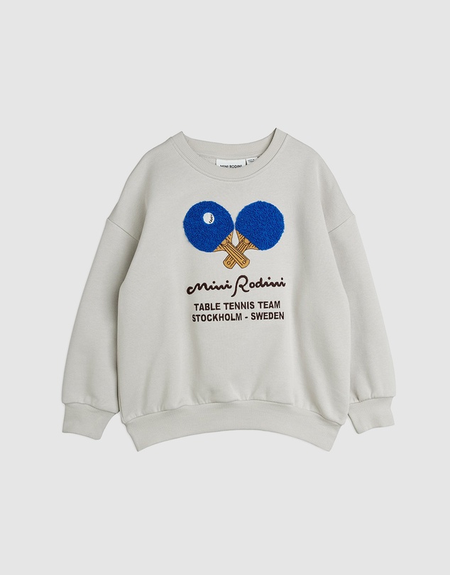 Mini Rodini - Table Tennis Chenille Sweatshirt - Babies-Teens