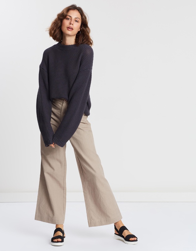 Assembly Label - Seeded Knit
