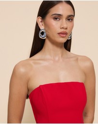 CHANCERY - Ayla Corset Drape Maxi Dress