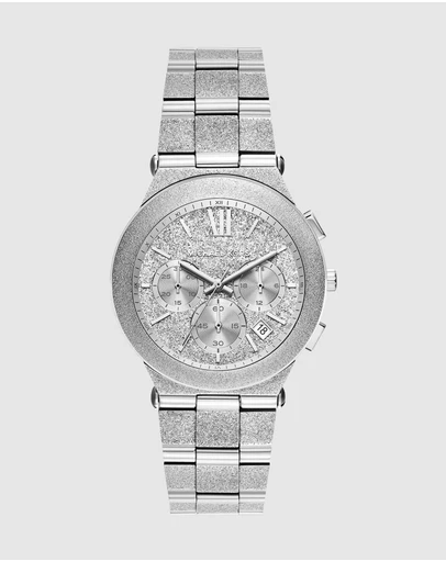 Michael Kors - Billie Silver Tone Chronograph Watch