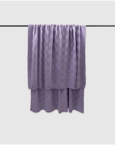 Bambury - Solomon Throw Lilac