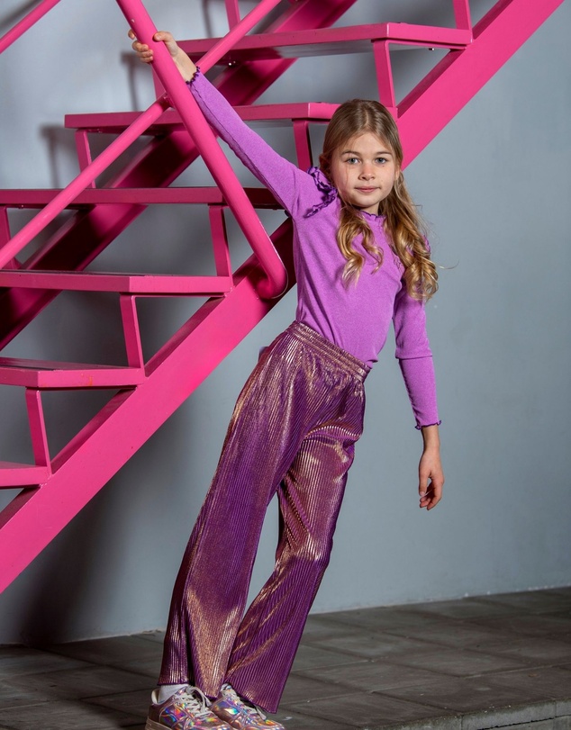 B.Nosy - Tonya Long Sleeve Frill Top - Kids-Teens