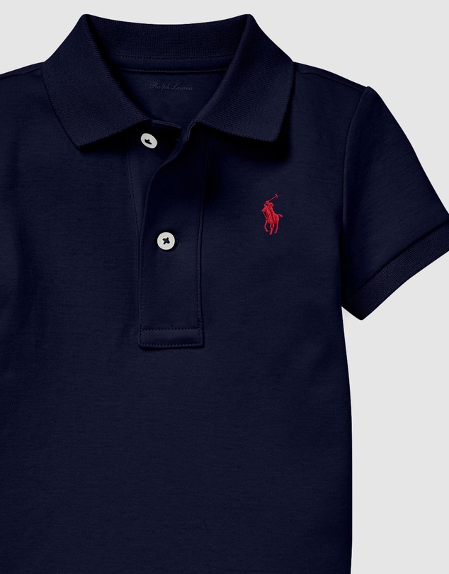 Polo Ralph Lauren - Soft Cotton Polo Bodysuit - Babies
