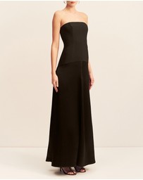 Shona Joy - Adri Strapless Panelled Maxi Dress