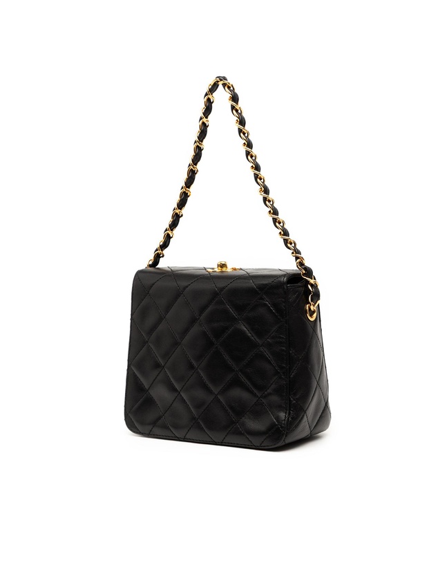 Pre-Loved by Azura Reborn - Pre-Loved CC Quilted Lambskin Turnlock Handbag