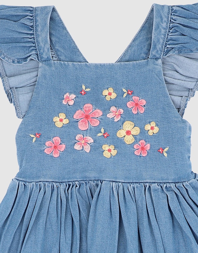 Fox & Finch - Grow Wild Embroidered Dress - Kids