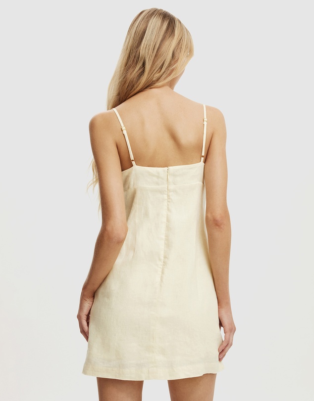 Cotton On - Luxe Linen Strappy Dress