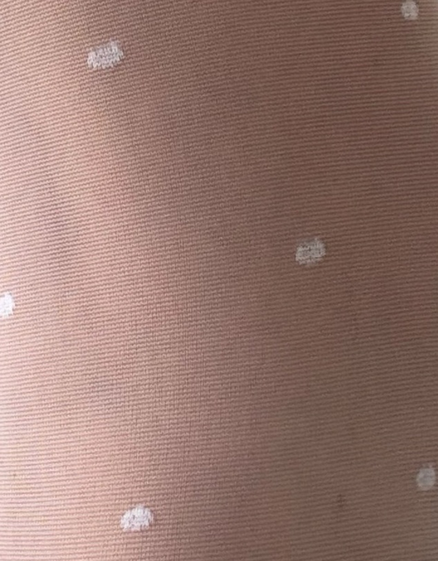 High Heel Jungle - Le Dot Jacquard Tights - White