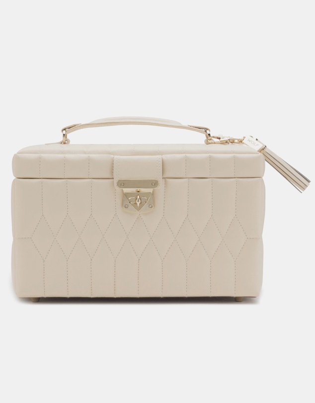 Wolf - Wolf Caroline Medium Jewellery Case Ivory
