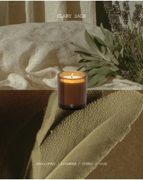 Black Blaze - Clary Sage Scented Candle