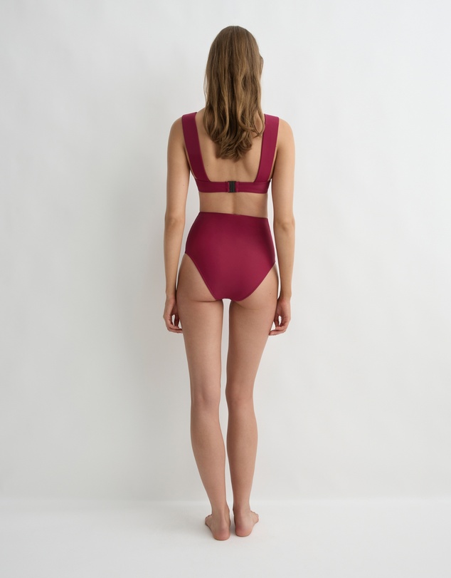 BONDI BORN - Faith Bikini Bottom - Mulberry (Sculpteur®)