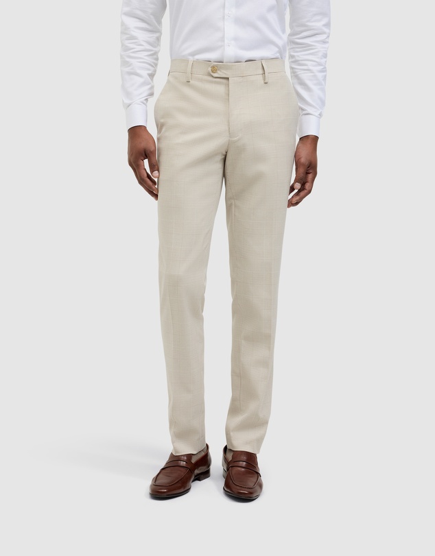 Politix - Prince Of Wales Check Tailored Suit Pant