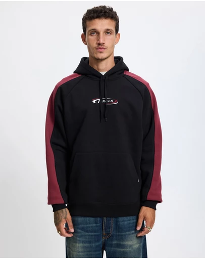 Thrills - Spectral Raglan Panel Cropped Hoodie