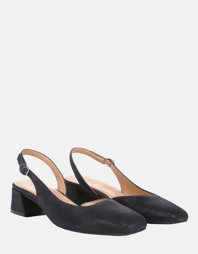 Naturalizer - Jayla Slingback Heeled Sandal - Istmo Navy